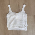 Vintage Havana | Kid | Knit | Tank | White | Vagabond | Apparel | Boutique