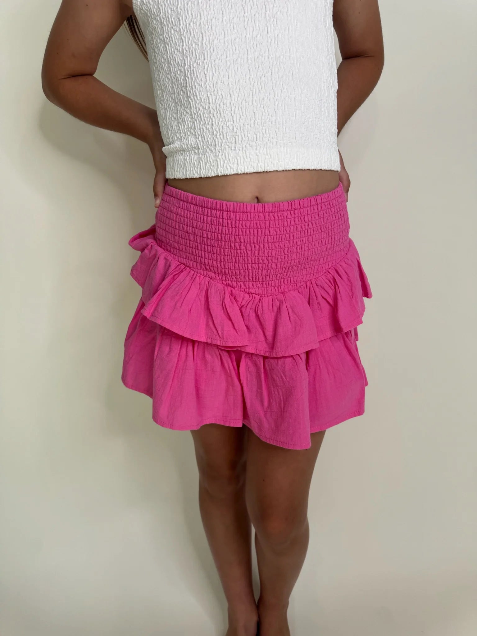 Vintage Havana | Kid | Ruffle | Skort | Pink | Vagabond | Apparel | Boutique