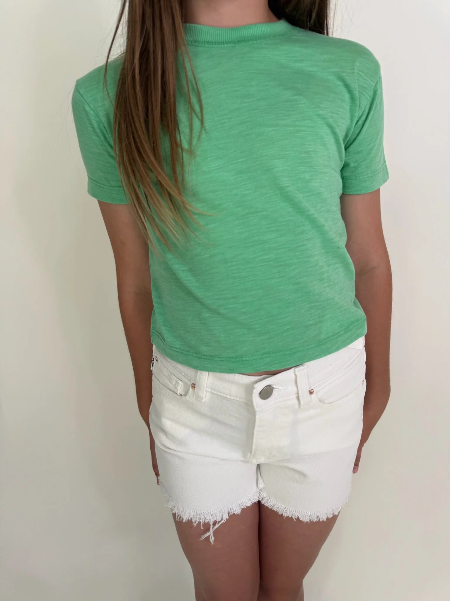    Vintage Havana | Kid | Slub Tee | Green | Front | Vagabond | Apparel | Boutique