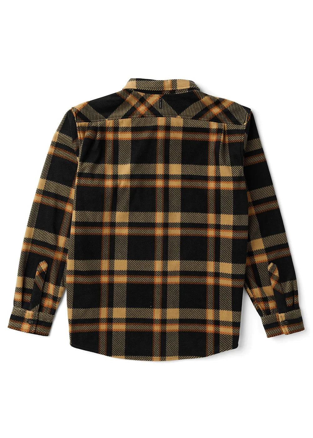 Vissla | Eco-zy LS Polar Flannel | Black | Back | Vagabond | Apparel | Boutique