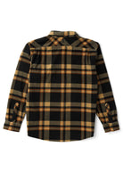 Vissla | Eco-zy LS Polar Flannel | Black | Back | Vagabond | Apparel | Boutique