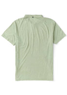 Vissla | Solid Sets Cosmic Wash Polo Tee |  Sage | Back | Vagabond | Apparel | Boutique