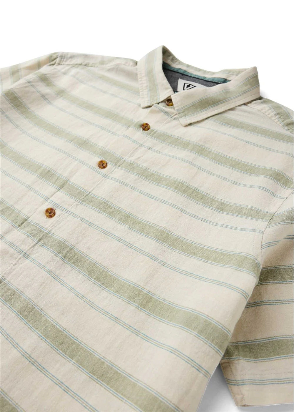 Vissla | J Linen SS Shirt | Close | Vagabond | Apparel | Boutique