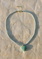 Voyage | Amazonite Heart Necklace | Vagabond | Apparel | Boutique