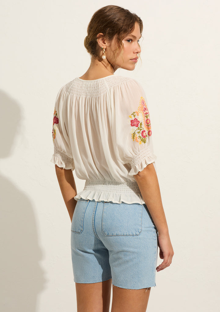 Auguste Coralie Blouse Off White