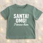 The Wishing Elephant | Santa OMG I Know Him Tee | Vagabond | Apparel | Boutique
