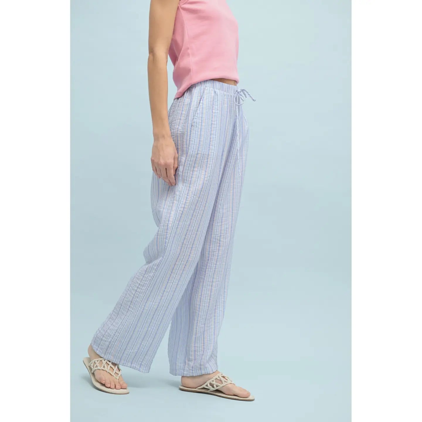 Wishlist | Palazzo Printed Pant | Side |  Vagabond | Apparel | Boutique