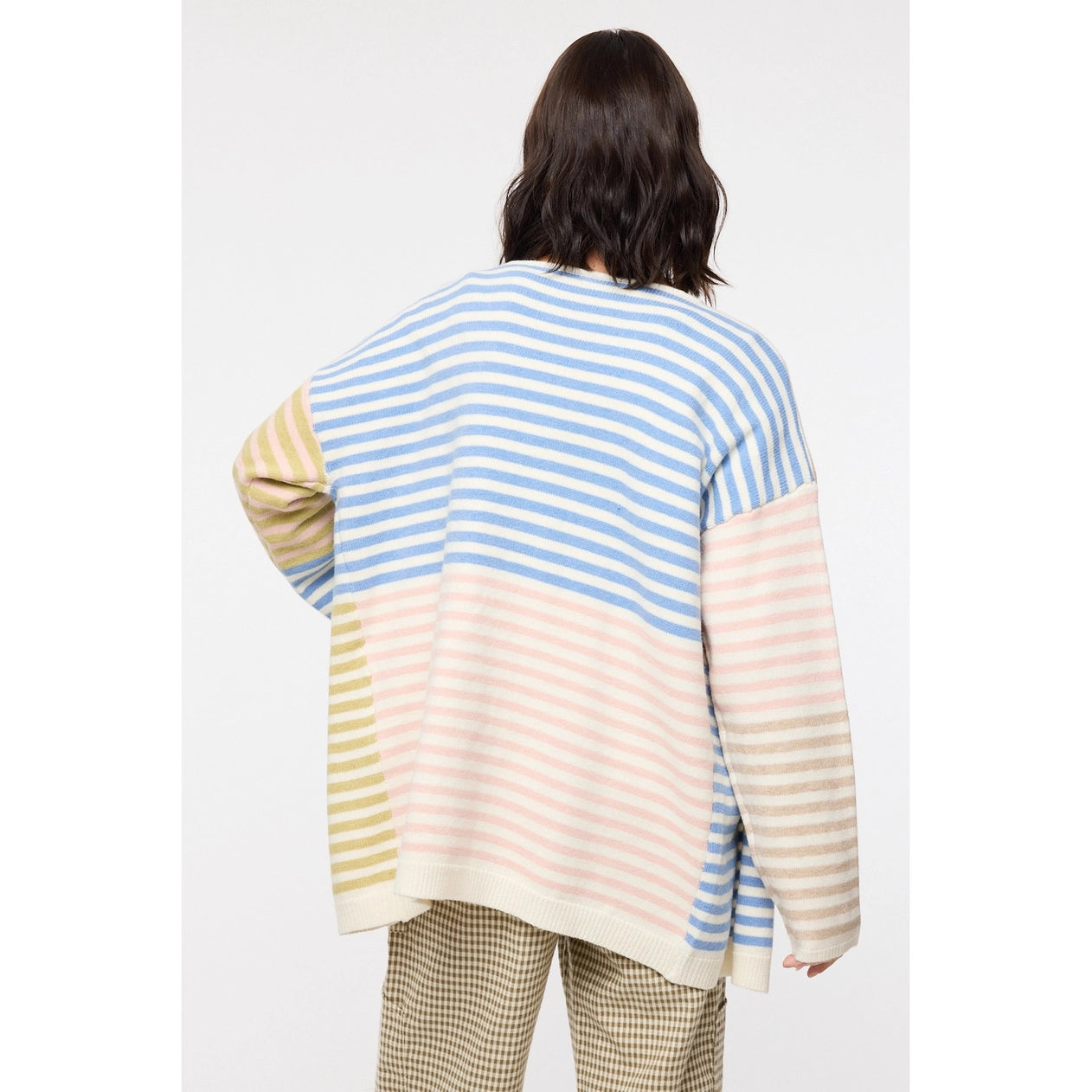 Wishlist | Striped Sweater Cardi | Back | Vagabond | Apparel | Boutique
