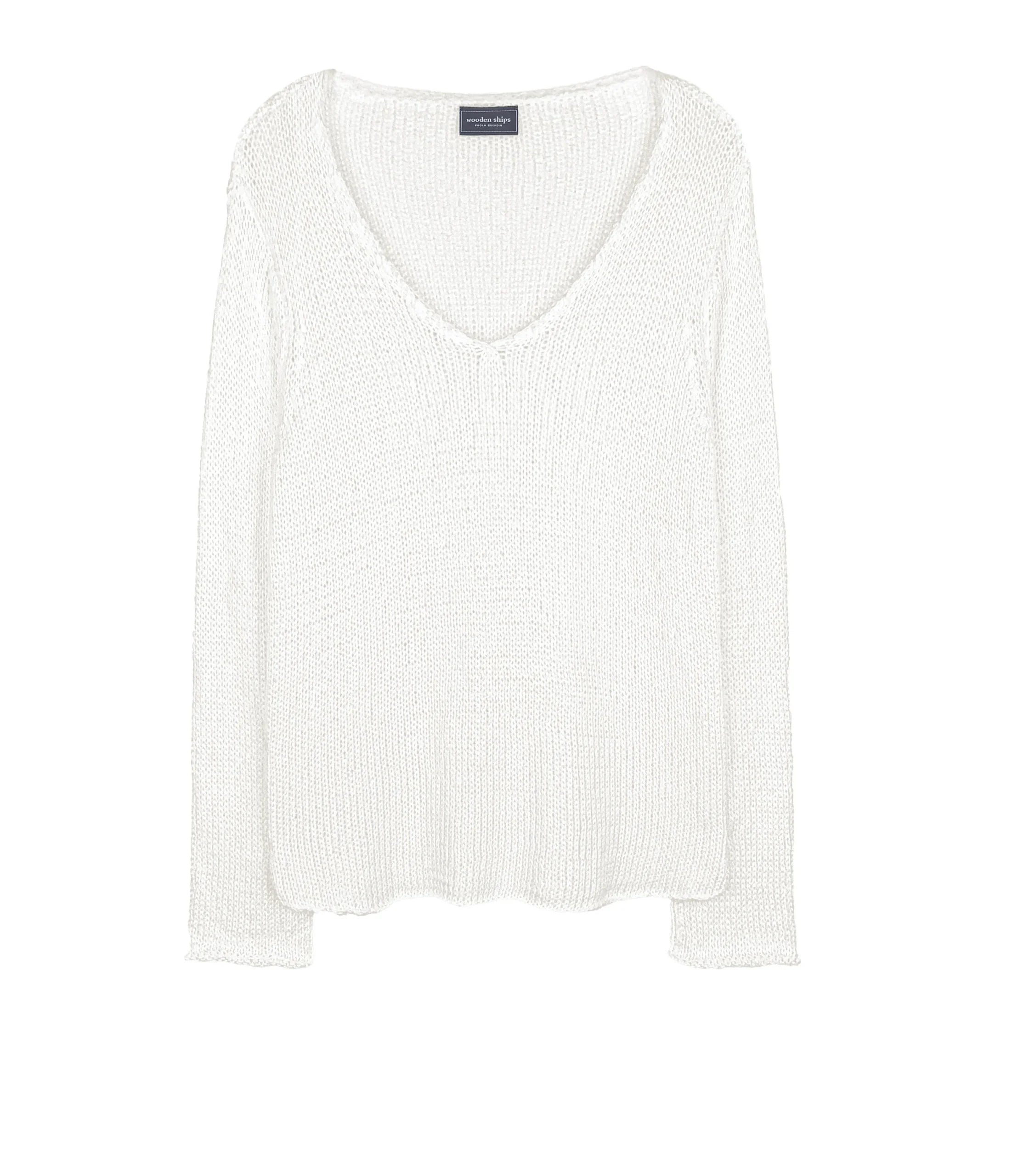 Wooden Ships Shirt Tail Collar Top