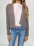 Wooden Ships | Maura Cropped Chunky Cardi | Close | Vagabond | Apparel | Boutique