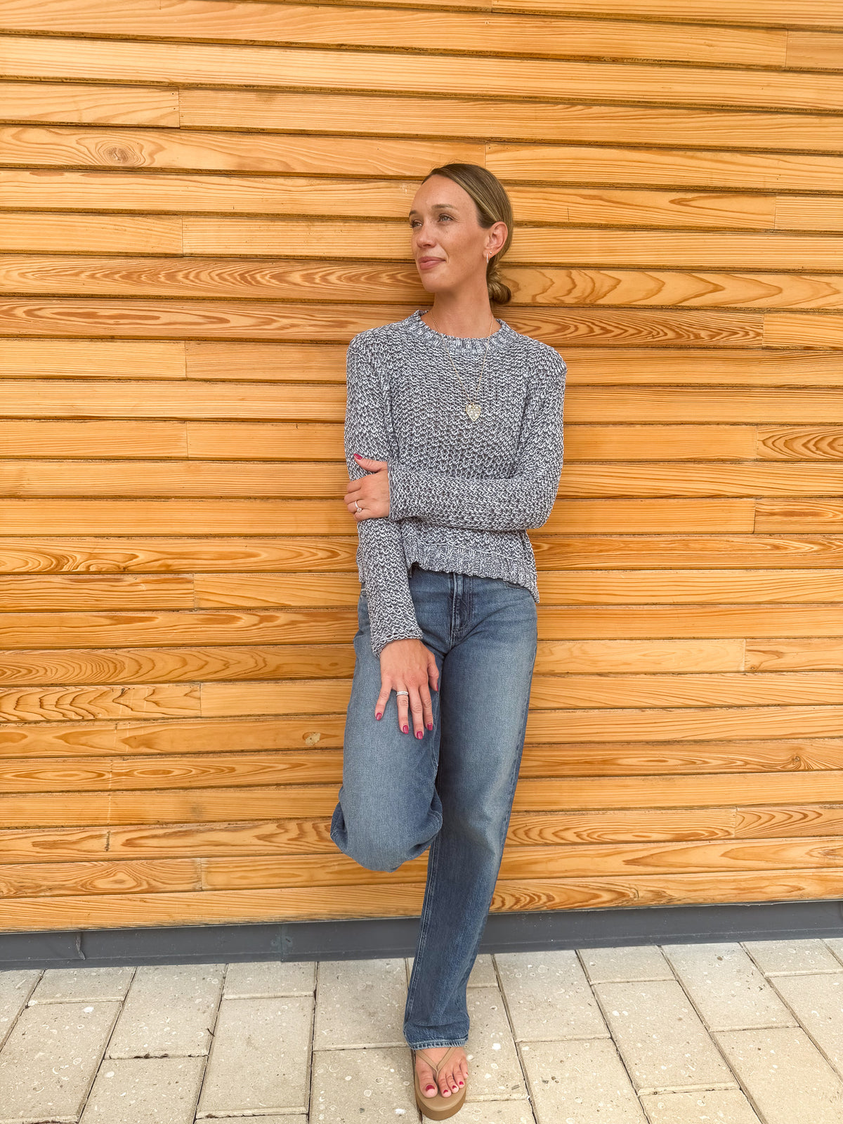 Wooden Ships | Maura Cropped Marled Top | Vagabond | Apparel | Boutique