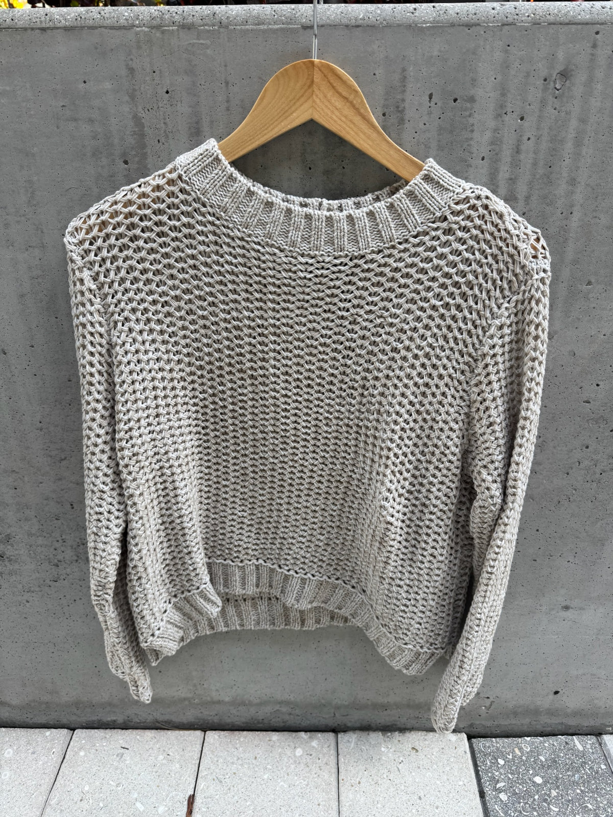 Wooden Ships | Maura Cropped Marled Top | Vagabond | Apparel | Boutique