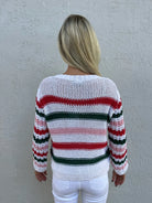Wooden Ships | North Pole Striped Crew | Model | Back | Vagabond | Apparel | Boutique