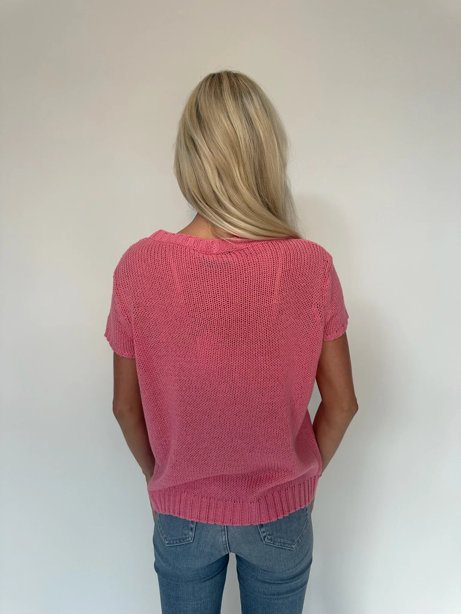 Wooden Ships | Perfect Tee | Pink | Back | Vagabond | Apparel | Boutique