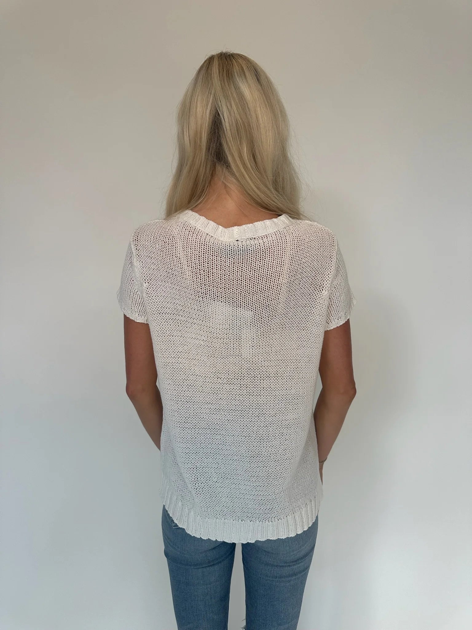 Wooden Ships | Perfect Tee | White | Back | Vagabond | Apparel | Boutique