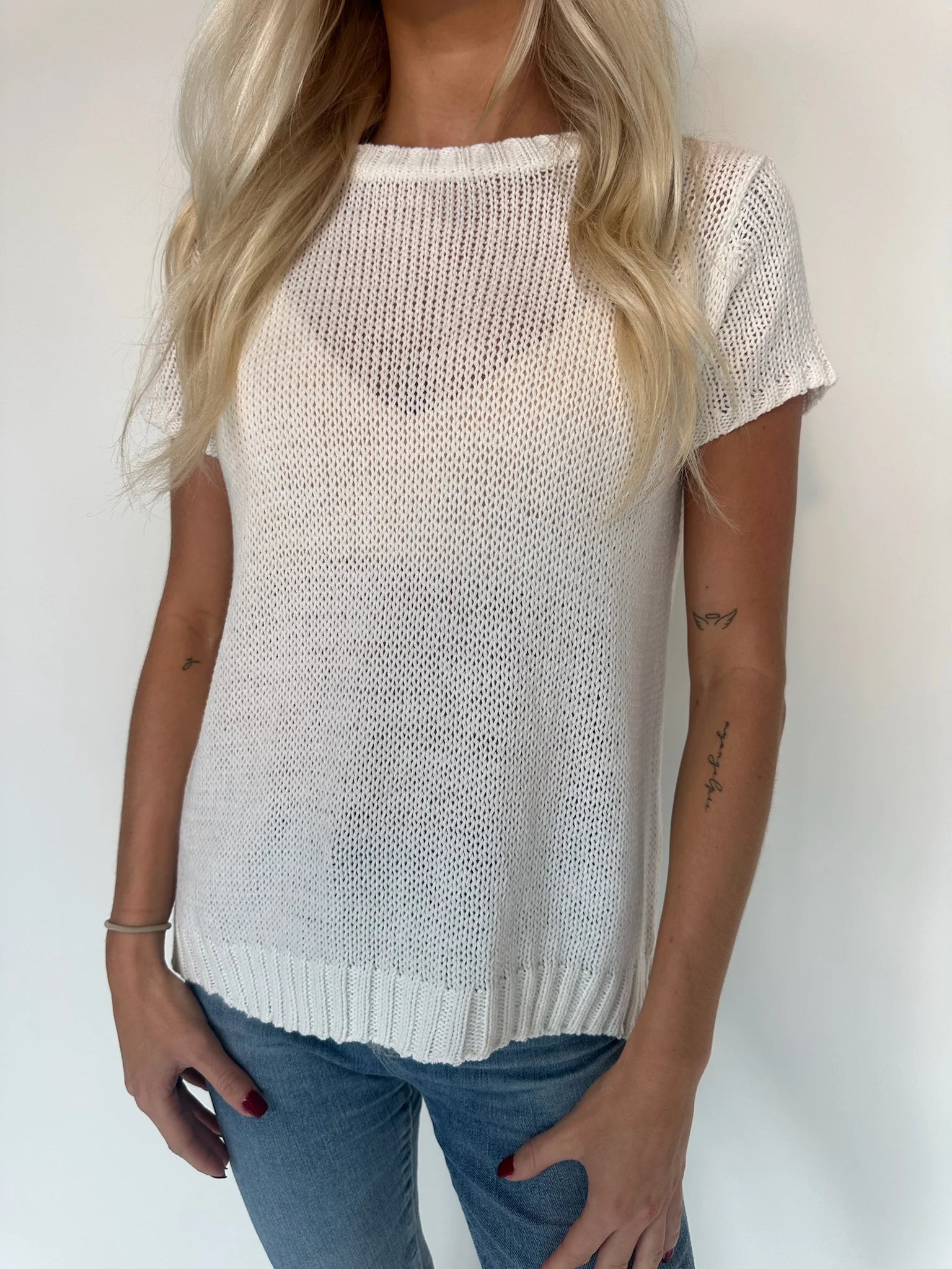 Wooden Ships | Perfect Tee | White | Close | Vagabond | Apparel | Boutique