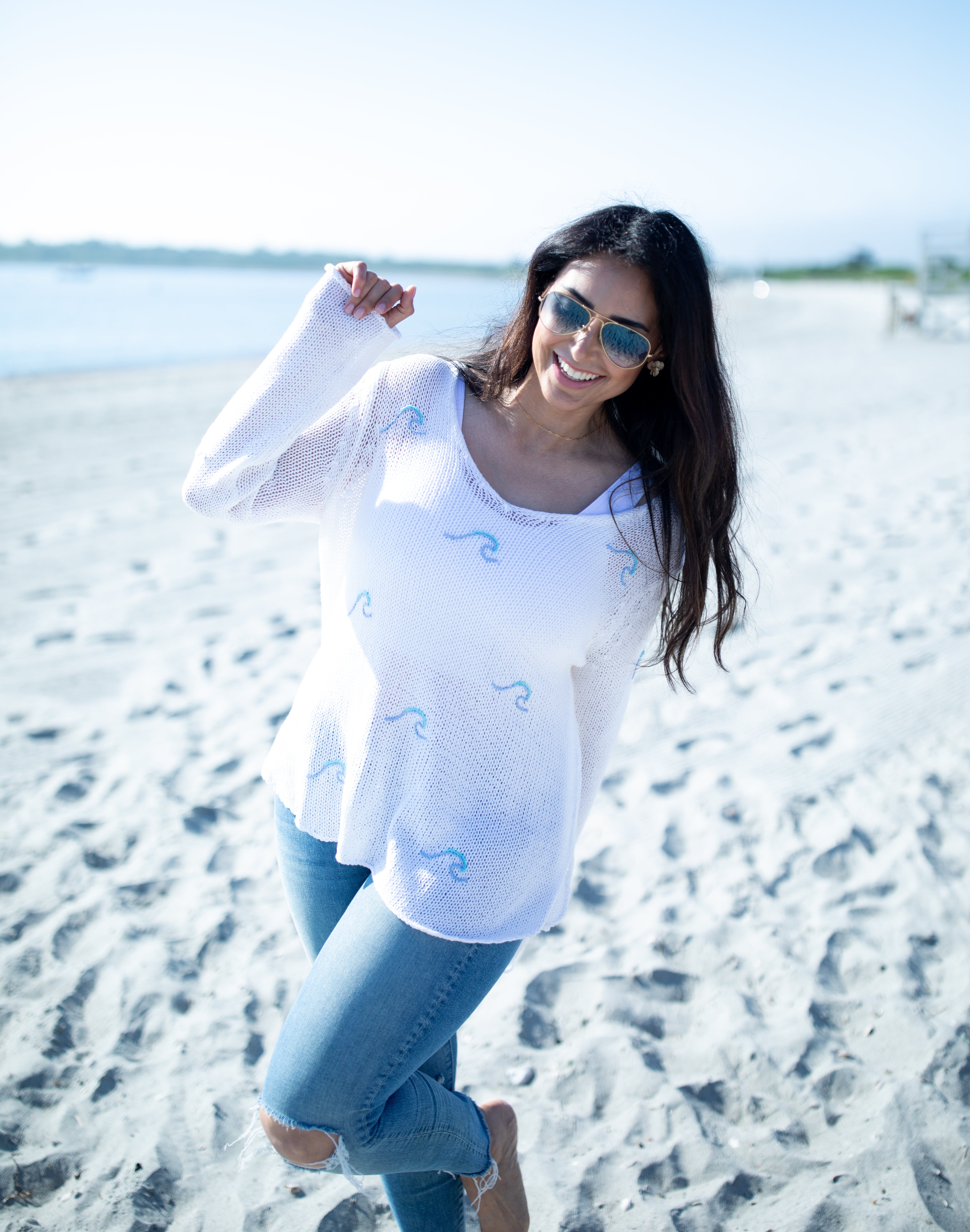 Wooden Ships |  Waves V Cotton | Front | Vagabond | Apparel | Boutique