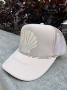 XO Kendall | Seashell | Hat | Beige | Side | Vagabond | Apparel Boutique
