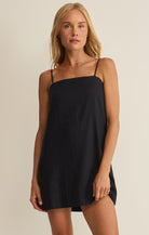 Z Supply | Maude Mini Dress | Black | Vagabond | Apparel | Boutique
