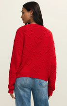 Z Supply | All Yours Cardigan | Red | Back | Vagabond | Apparel | Boutique