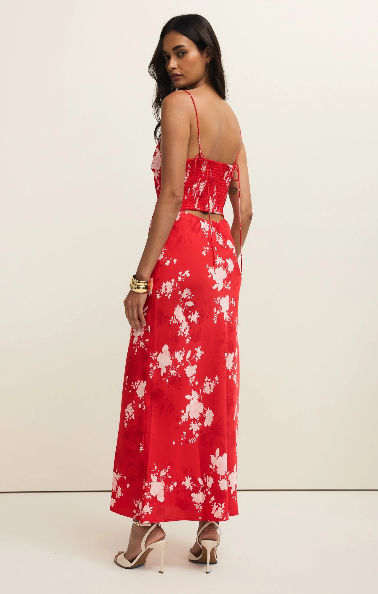 Z Supply |  Alyse Darya Floral Maxi Dress | Back | Vagabond | Apparel | Boutique