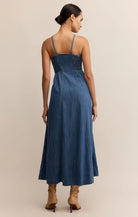 Z Supply | Angel Eyes | Denim Midi Dress | Vagabond | Apparel | Boutique