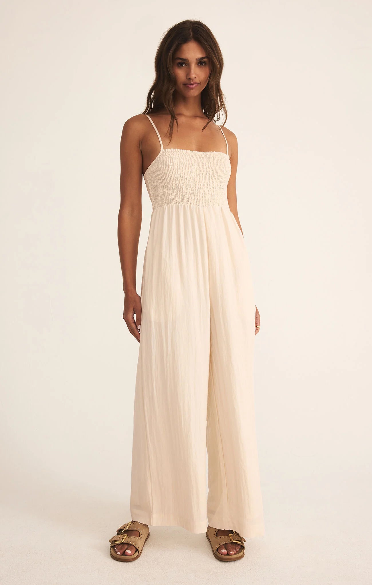 Z Supply | Beachside | Jumpsuit| Sea Salt | Vagabond | Apparel | Boutique