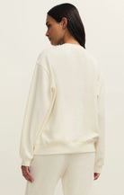 Z Supply | Boyfriend Sweatshirt | Cloud | Back | Vagabond | Apparel | Boutique