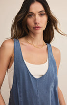 Z Supply | Brasila Denim Jumpsuit | Vagabond | Apparel | Boutique