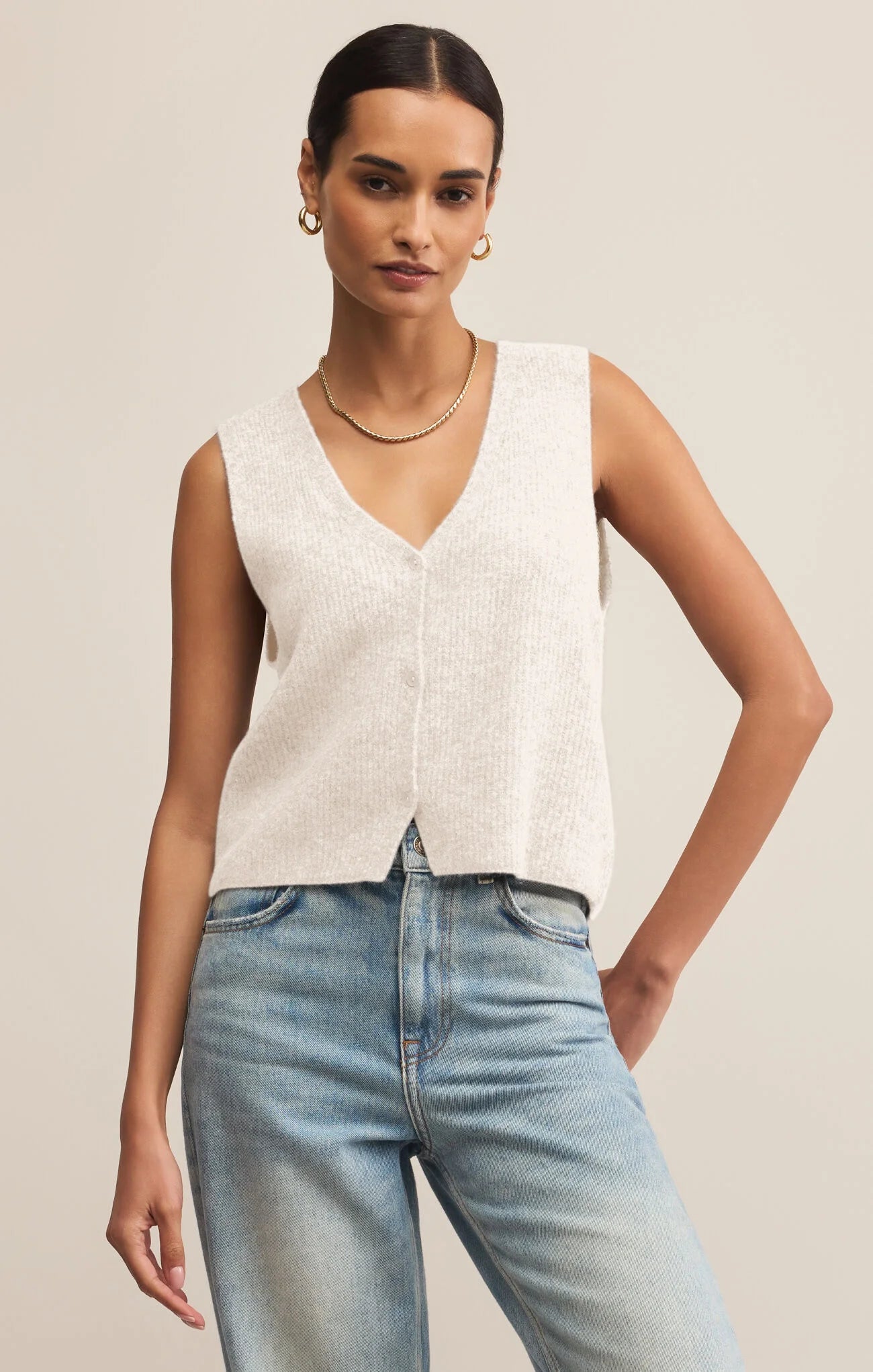 BRIEFING ◆WOMENS WR CREW NECK KNIT VEST Z Supply Bryce Sweater Vest - Women's Sweaters in Medium