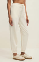 Z Supply | Downtown Jogger | Cloud | Side | Vagabond | Apparel | Boutique