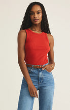 ZSupply | Hadley | Tank | Cabana | Red | Vagabond | Apparel | Boutique