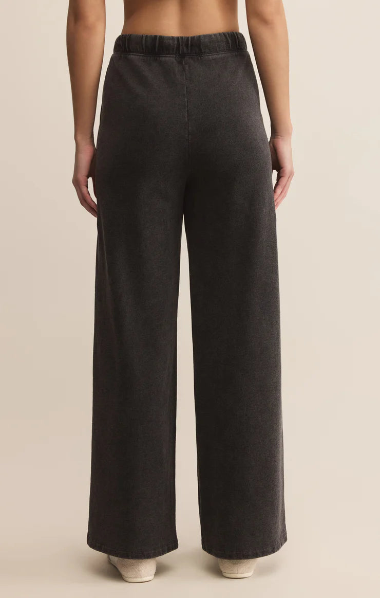 Z Supply | Hunter Knit Denim Pant | Vintage Black | Back | Vagabond | Apparel | Boutique
