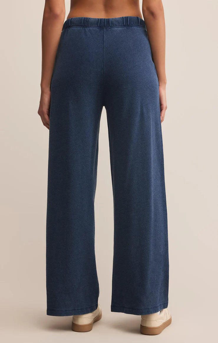Z Supply | Hunter Knit Denim Pant | Indigo | Back | Vagabond | Apparel | Boutique