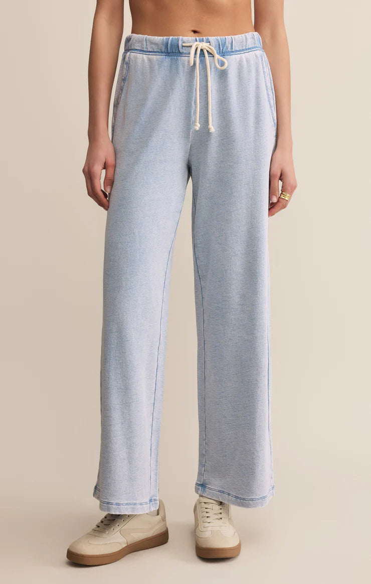 Z Supply | Hunter Knit Denim Pant | Washed Indigo | Vagabond | Apparel | Boutique