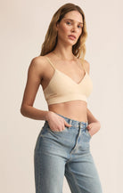 Z Supply | Kendra So Smooth Bralette | Natural | Vagabond | Apparel | Boutique