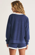 ZSupply | Marx | Sweatshirt | Yacht | Blue | Back | Vagabond | Apparel | Boutique