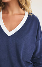 ZSupply | Marx | Sweatshirt | Yacht | Blue | Close | Vagabond | Apparel | Boutique