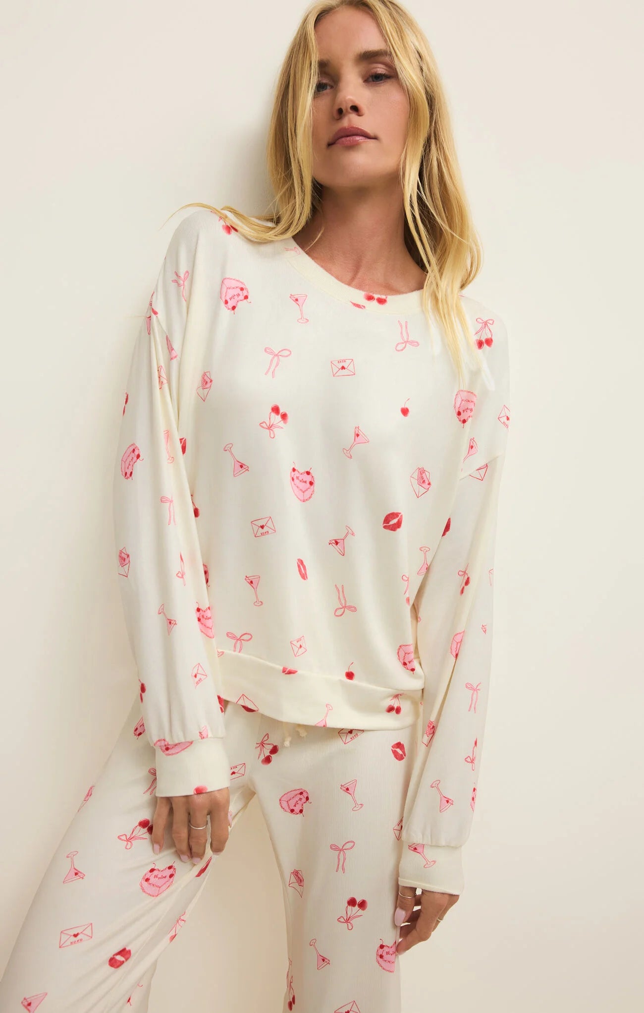 Z Supply |Mira Sweet Things LS Top | Vagabond | Apparel | Boutique