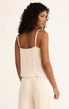 Z Supply | Savoy Tank | Sea Salt | Back | Vagabond | Apparel | Boutique