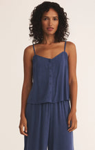 Z Supply | Savoy Tank | Yacht Blue | Vagabond | Apparel | Boutique