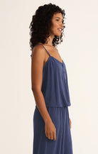 Z Supply | Savoy Tank | Yacht Blue | Side | Vagabond | Apparel | Boutique