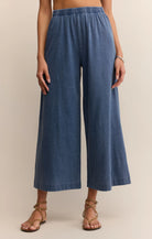 Z Supply | Scout Jersey Denim Pant | Vint Indigo | Vagabond | Apparel | Boutique