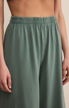 Z Supply |  Scout Jersey Flare Pant | Hunter Green | Vagabond | Apparel | Boutique