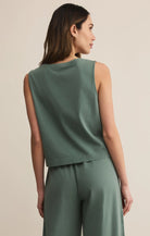Z Supply | Sloane V-Neck Top | Hunter Green | Vagabond | Apparel | Boutique