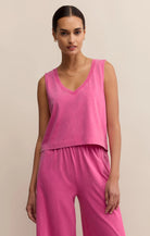 Z Supply | Sloane V-Neck Top | Island Pink | Vagabond | Apparel | Boutique