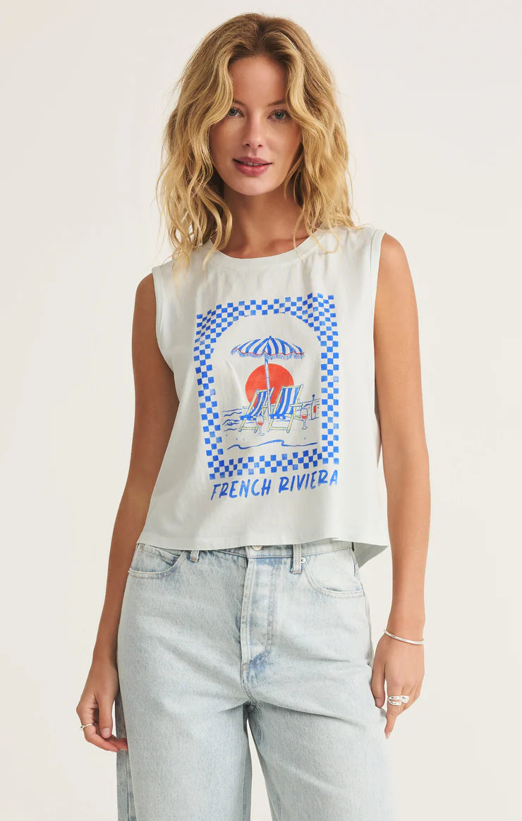 Z Supply | St. Tropez La Mer Tank | Vagabond | Apparel | Boutique