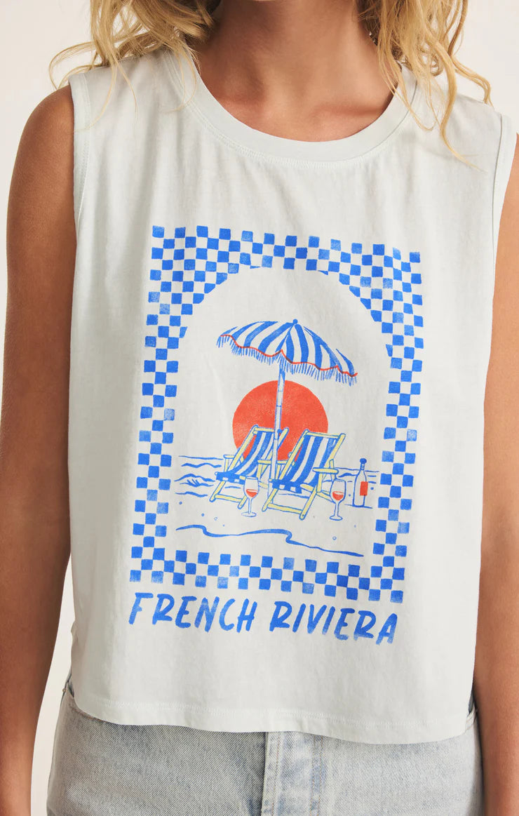 Z Supply | St. Tropez La Mer Tank | Close | Vagabond | Apparel | Boutique