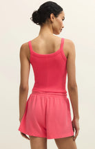 Z Supply | World Tour Rib Tank | Paloma | back |  Vagabond | Apparel | Boutique