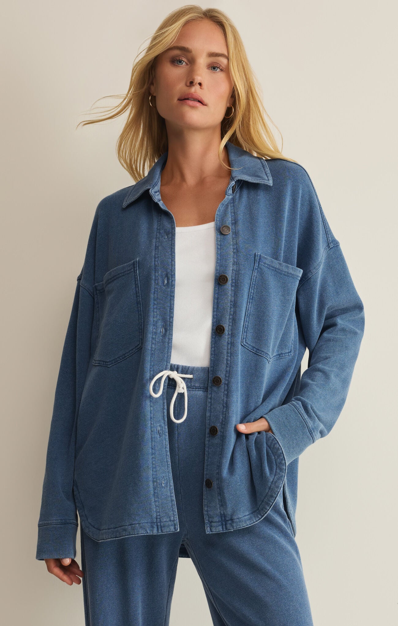Z Supply All Day Knit Denim Jacket – Vagabond Apparel Boutique